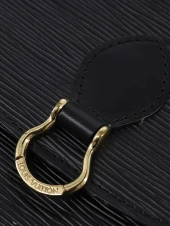 LOUIS VUITTON Epi Saint Cloud PM Shoulder Bag Black M52212 LV Auth 147467A - Picture 13 of 16